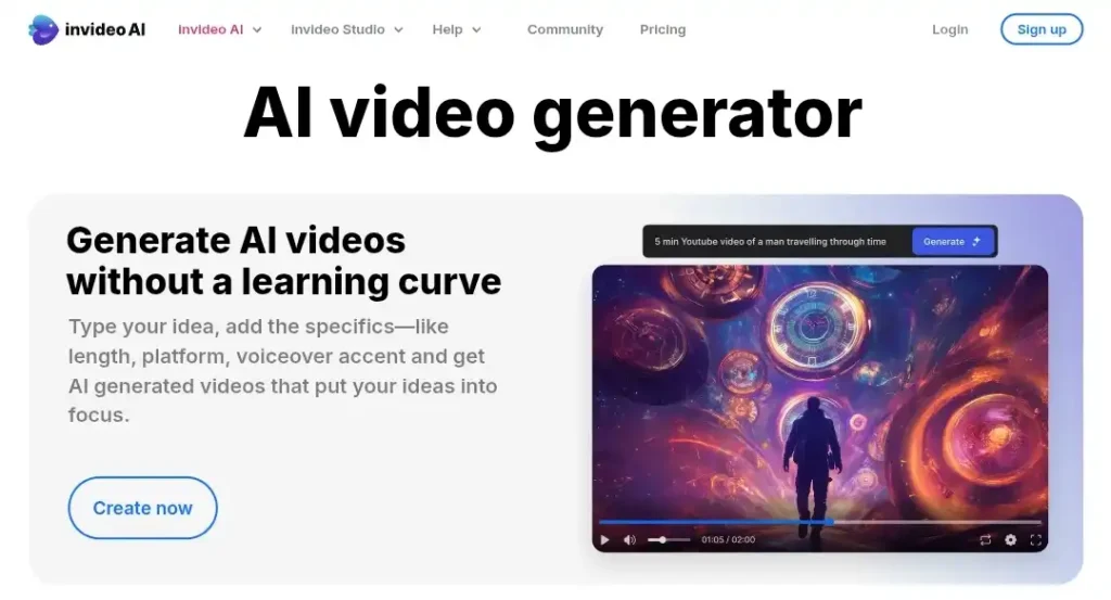 Invideo AI video generator