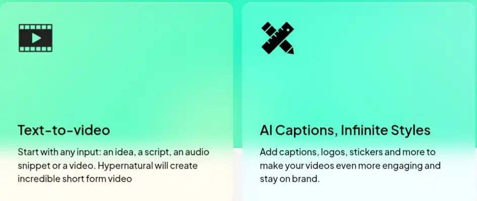 Hypernatural Ai feature