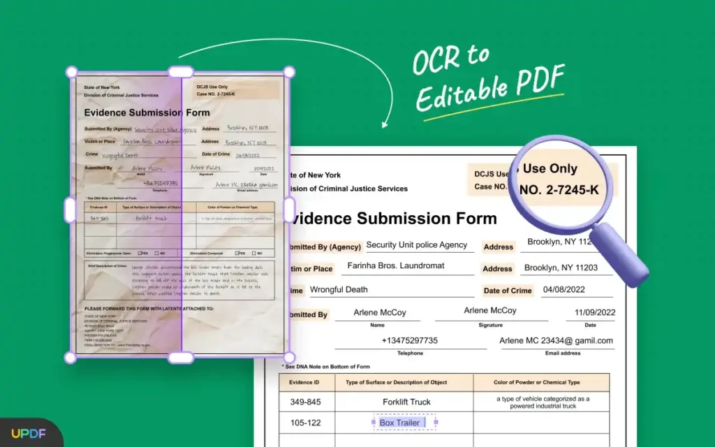 OCR (Optical Character Recognition)